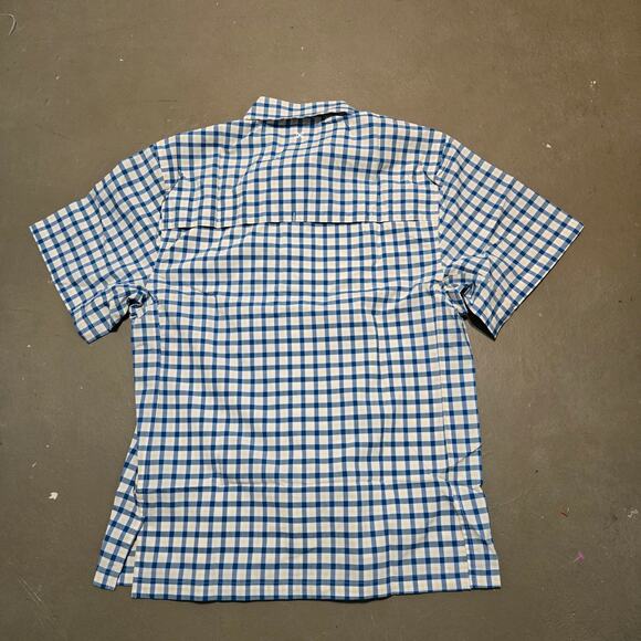 NWOT Vertx Plaid Short Sleeve Vented Button Snap Shirt Men's Size Medium - Picture 2 of 4